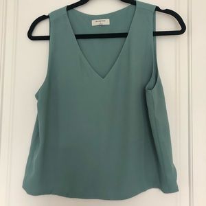 Babaton Murphy Blouse Yucca Green Size small